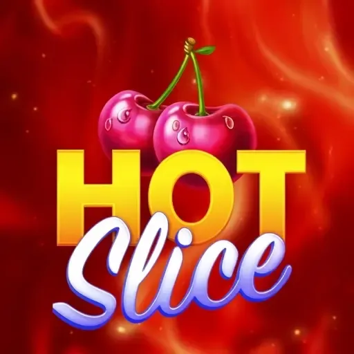 Hot Slice Slot mit Kirschen und feurigem Hintergrund auf FamBet Casino
