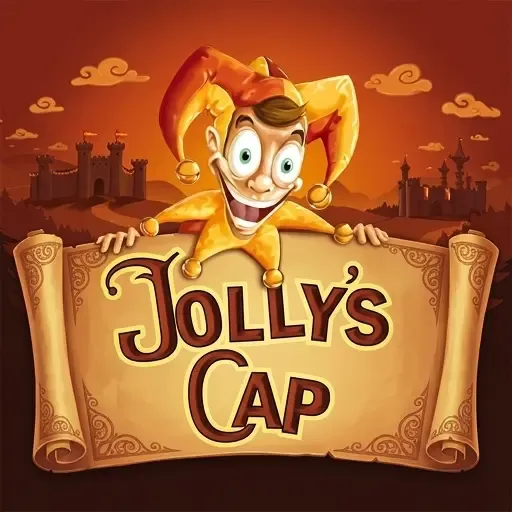 Jollys Cap Slotspiel mit Narr auf der Schriftrolle FamBet Casino