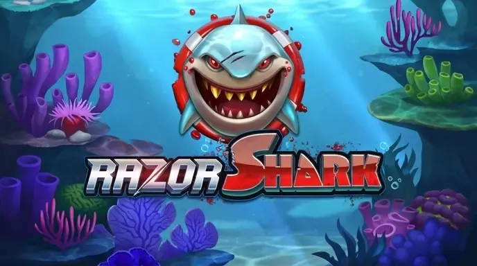 Razor Shark Slotautomat mit grimmigem Hai auf FamBet Casino