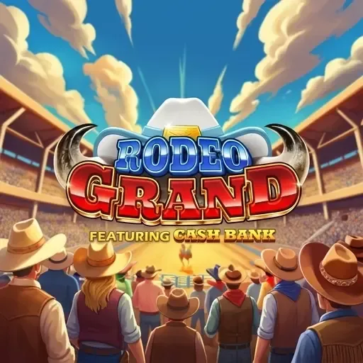 Rodeo Grand Spielautomat mit Publikum im Stadion auf FamBet Casino